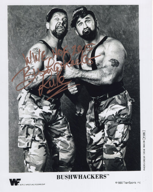 Bushwacker Luke 8x10 photo signed auto autographed WWF