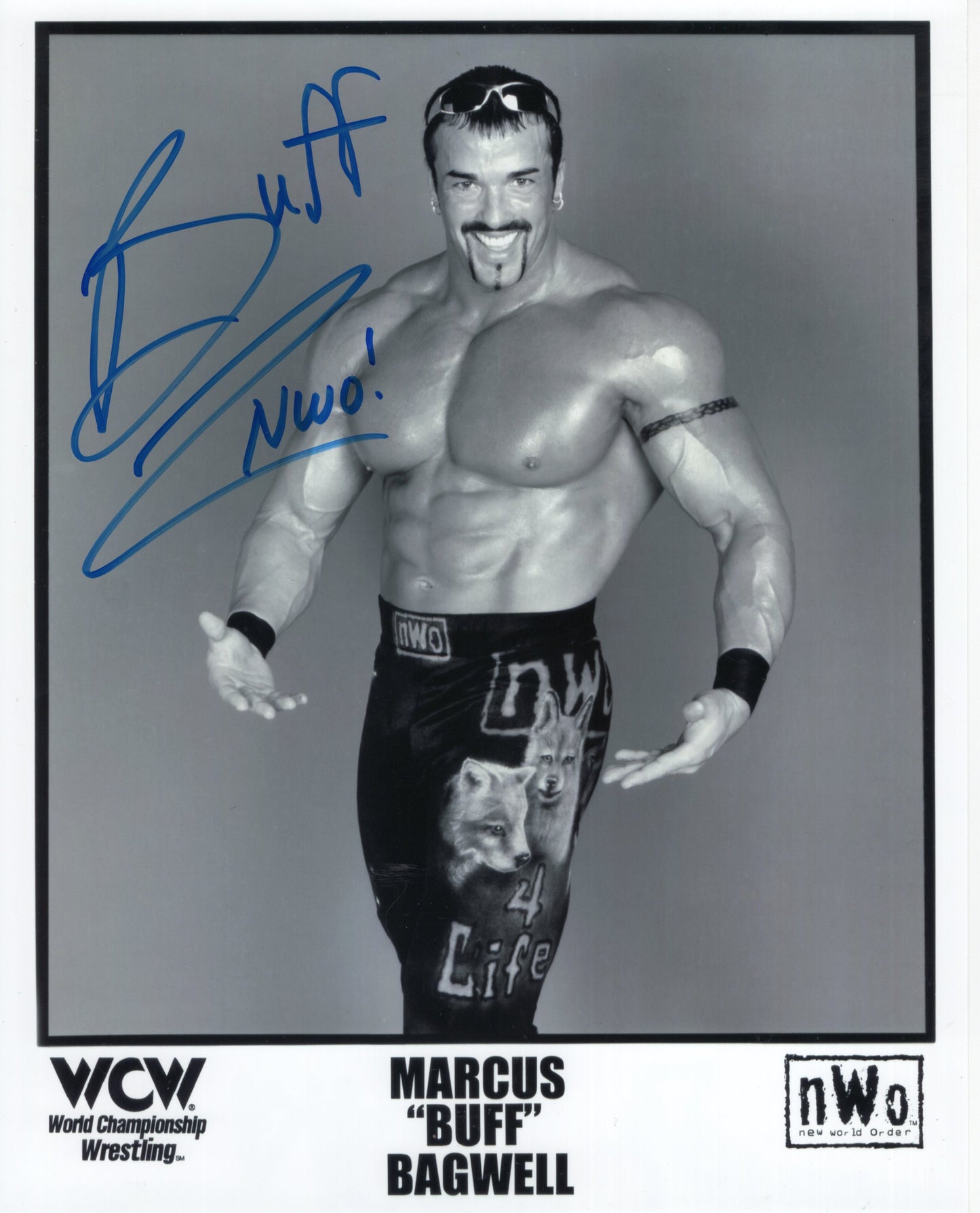 Buff Bagwell 8x10 photo signed auto autographed NJPW WCW WWF