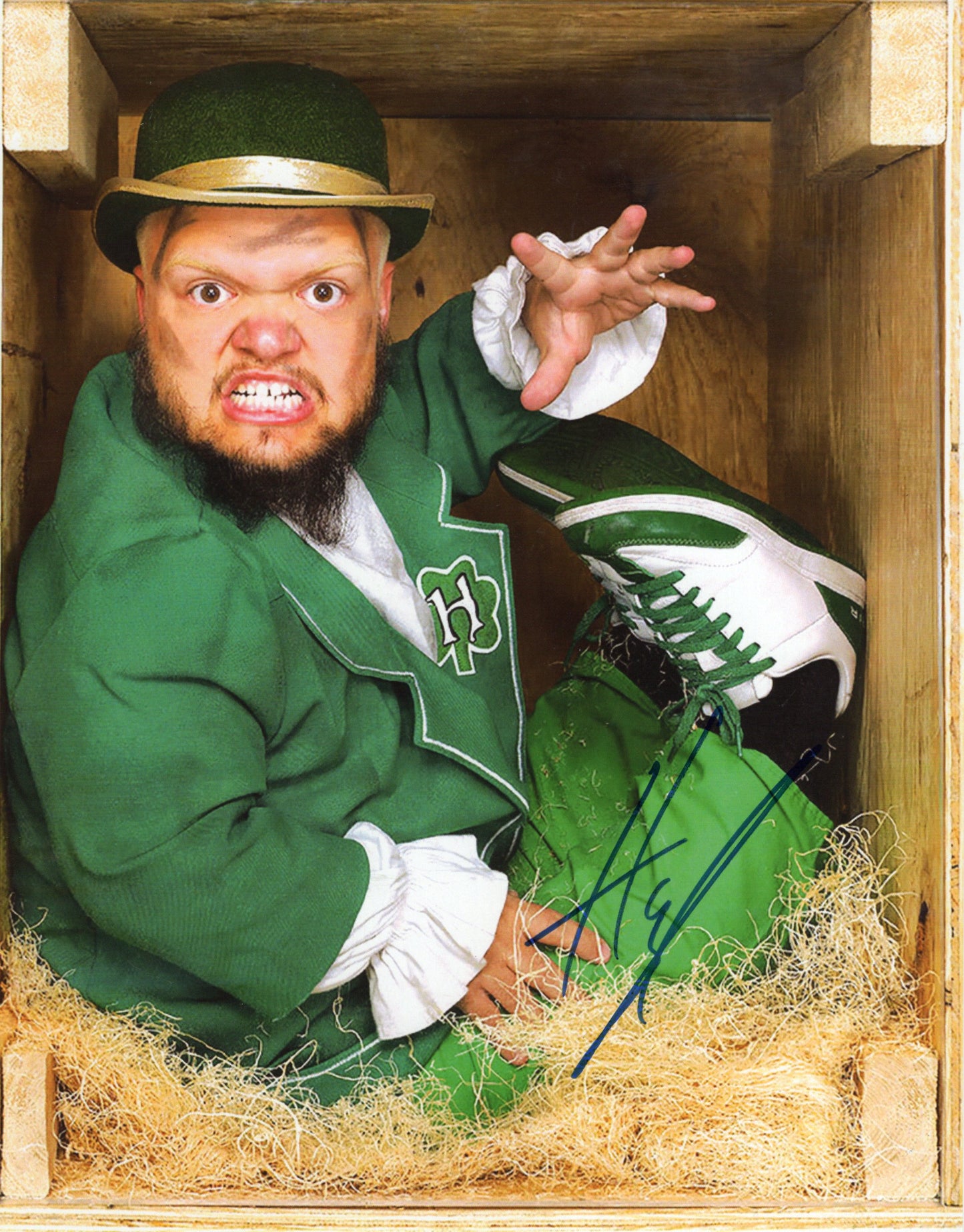 Hornswoggle Swoggle (8x10) WWE TNA AEW photo signed auto autographed