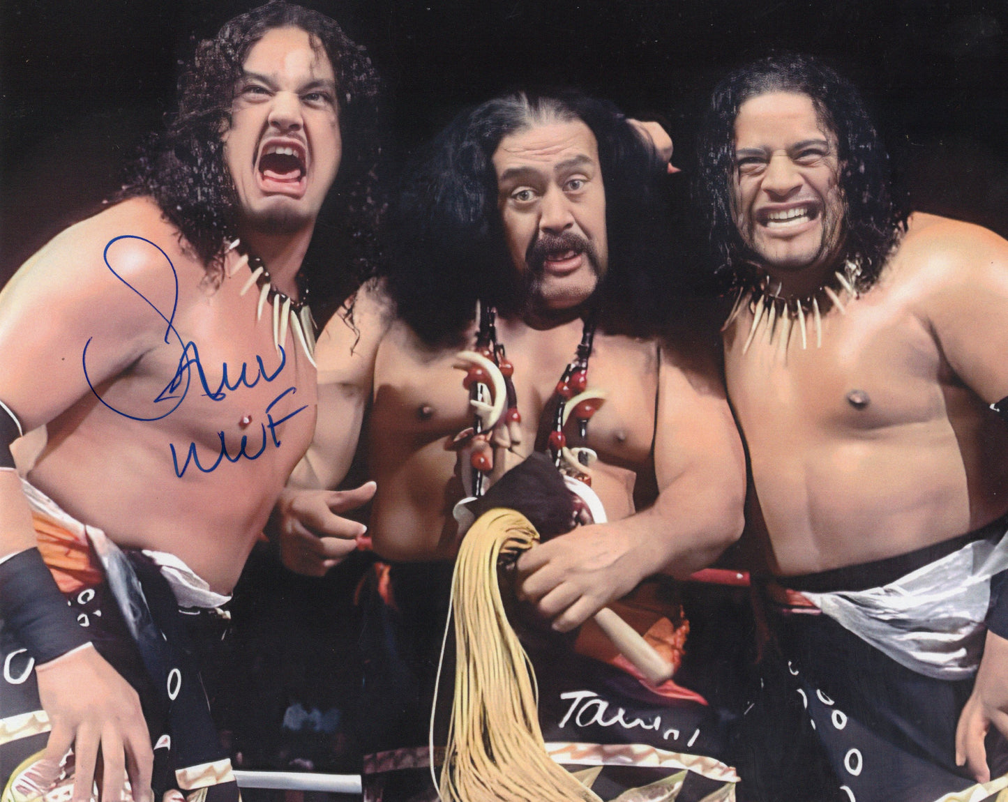 Samu 8x10 photo signed auto autographed WWF WWE WCW NWA ECW