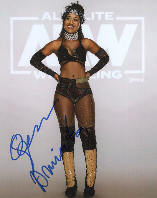 Queen Aminata (8x10) AEW SEXY photo signed auto autographed