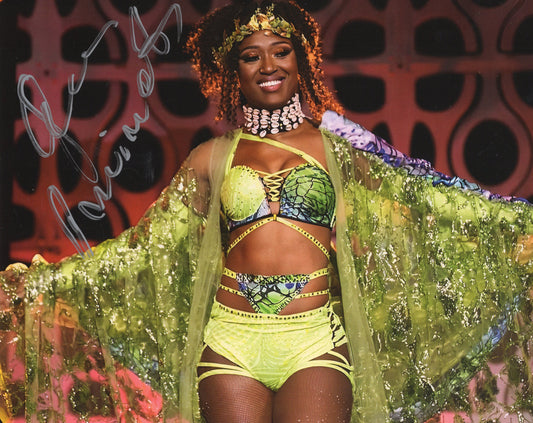 Queen Aminata (8x10) AEW SEXY photo signed auto autographed