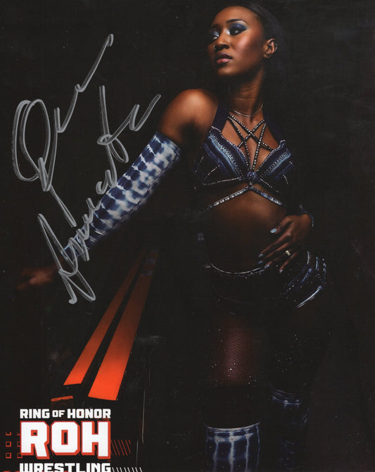 Queen Aminata (8x10) AEW SEXY photo signed auto autographed