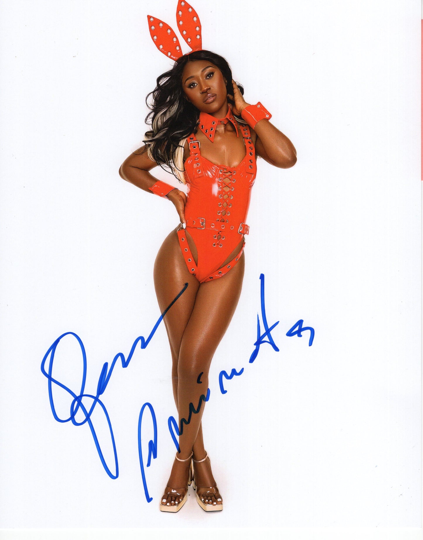 Queen Aminata (8x10) AEW SEXY photo signed auto autographed