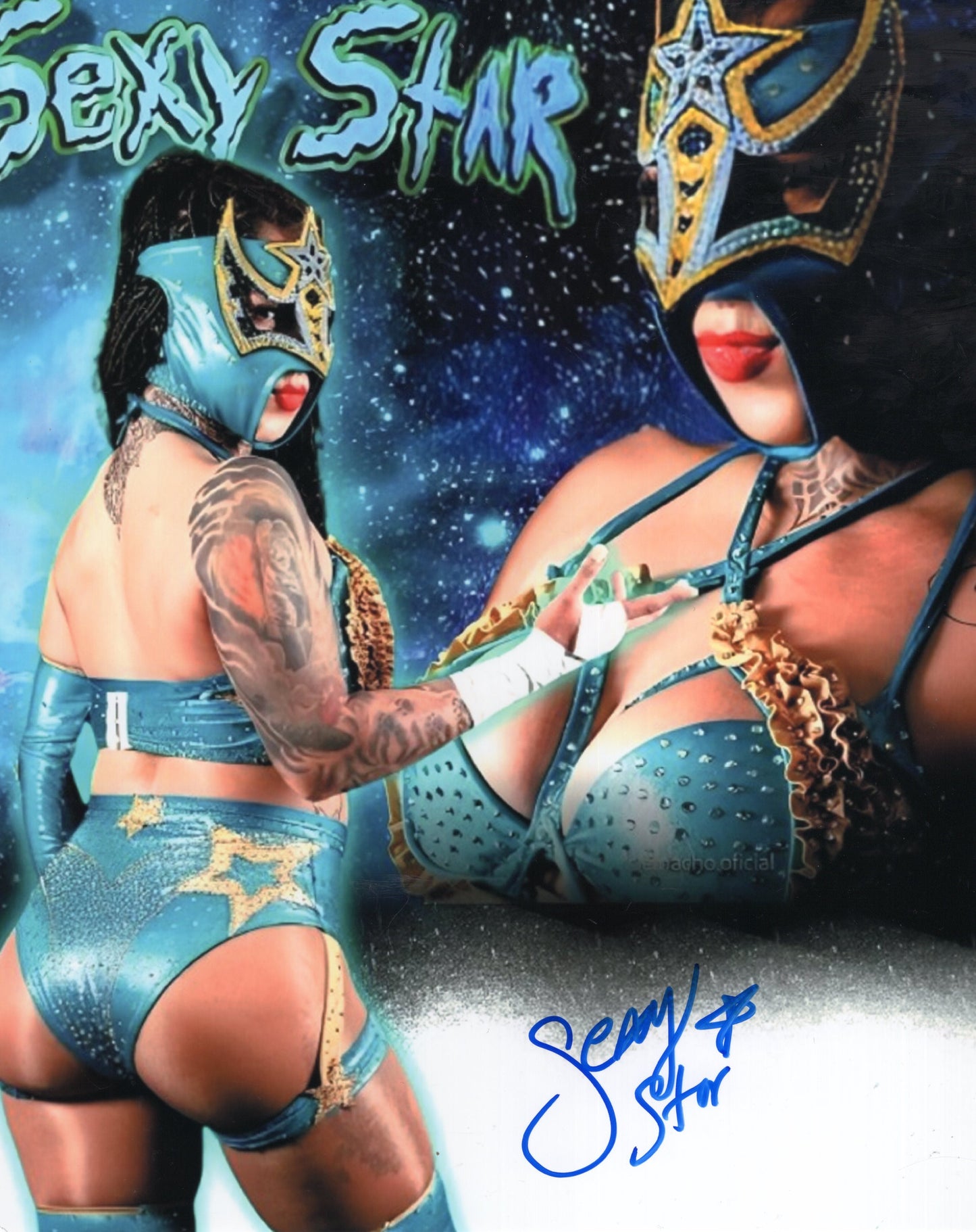 Sexy Star II 2 Gatubela (8x10) Metallic AAA photo signed auto autographed