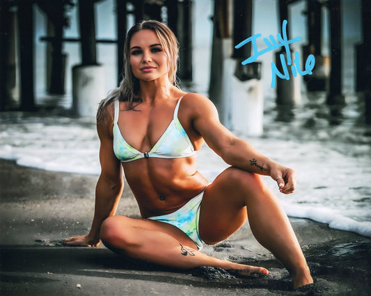 Ivy Nile (8x10 metallic) NXT photo signed auto autographed