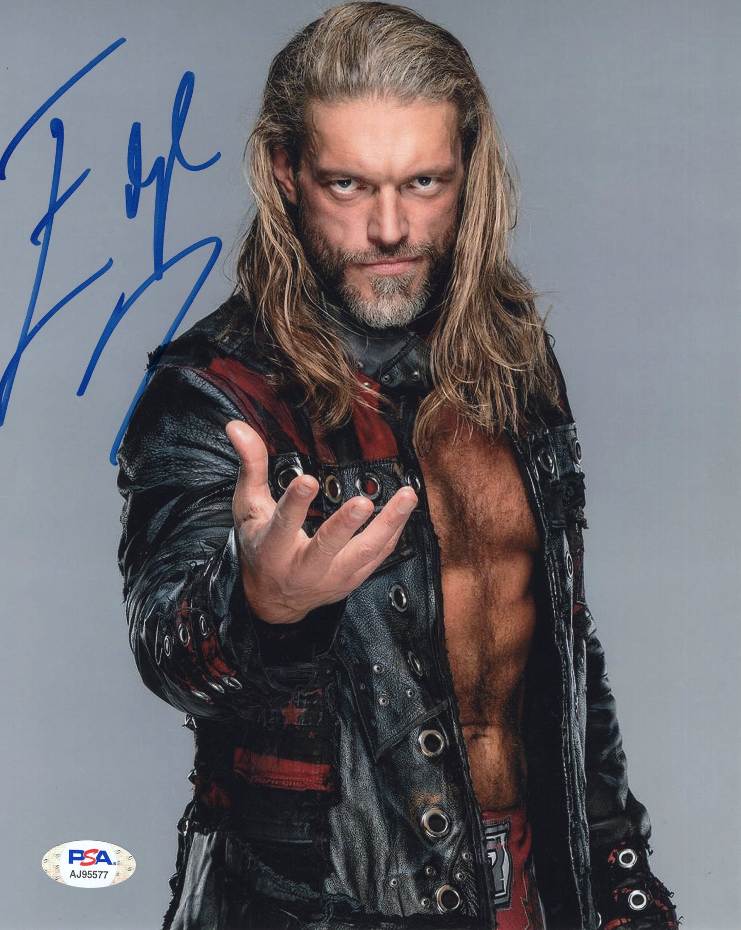 Edge psa certed 8x10 photo signed auto autographed AEW WWE WWF