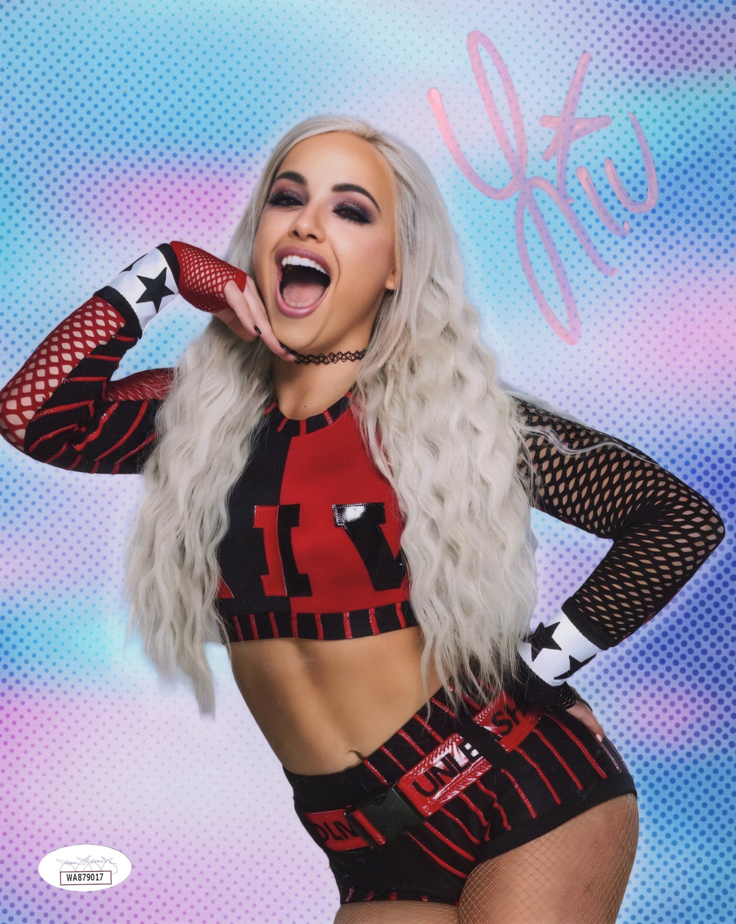 Liv Morgan (metallic 8x10) jsa coa photo signed auto autographed WWE