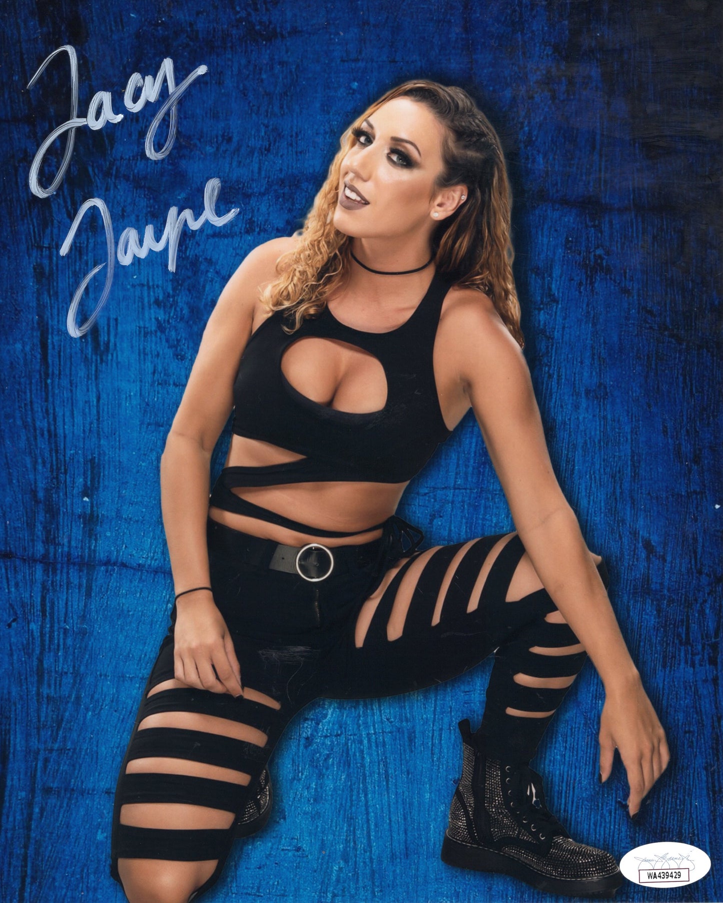 Jacy Jayne (8x10) METALLIC jsa photo signed auto autographed NXT WWE