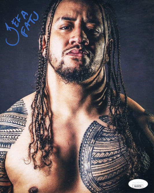 Solo Sikoa Sefa Fatu (8x10 metallic) jsa coa certed photo signed auto autographed