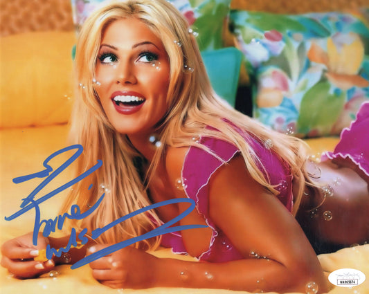 Torrie Wilson (Metallic 8x10) WWF WWE SEXY JSA photo signed auto autographed