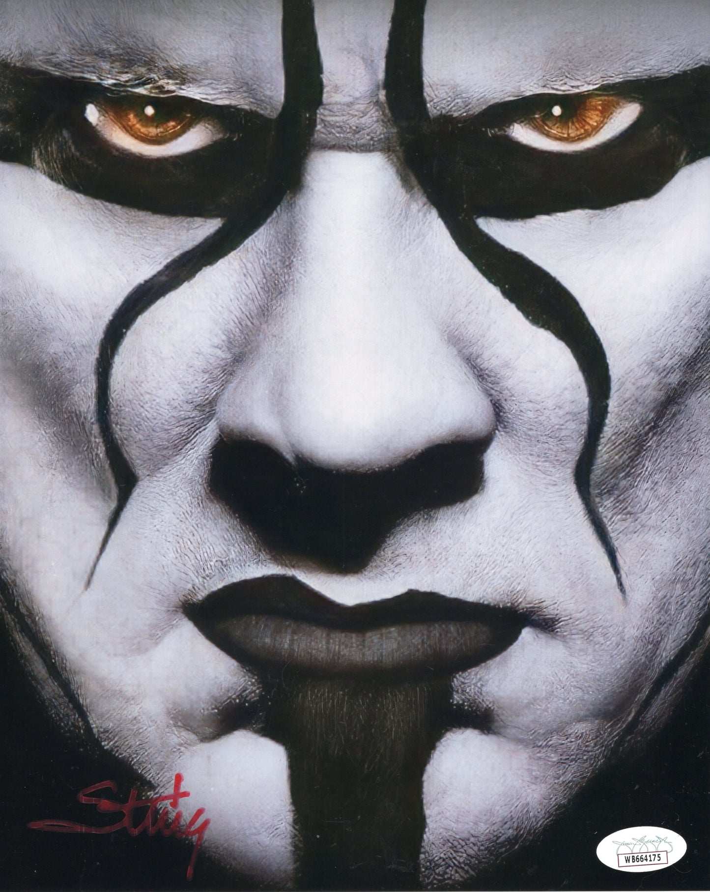 Sting (metallic 8x10) WCW WWE TNA NWO NWA photo signed auto autographed JSA