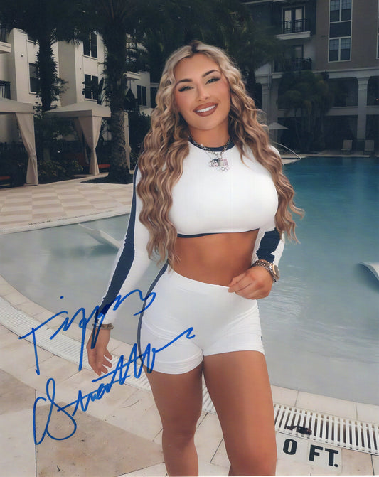 Tiffany Stratton (8x10) full signature autograph signed photo