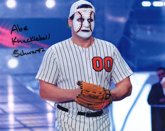 Abe Knuckleball Schwartz 8x10 photo signed auto autographed