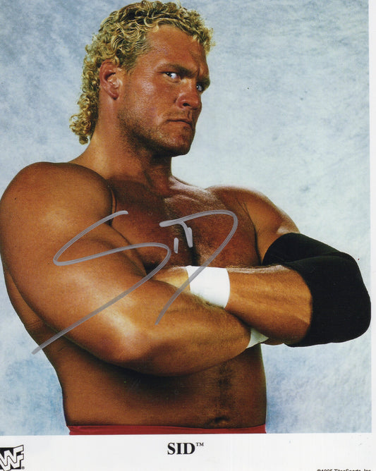 Sid Vicious Sid Justice WCW WWE WWF (8x10 photo) signed auto autographed