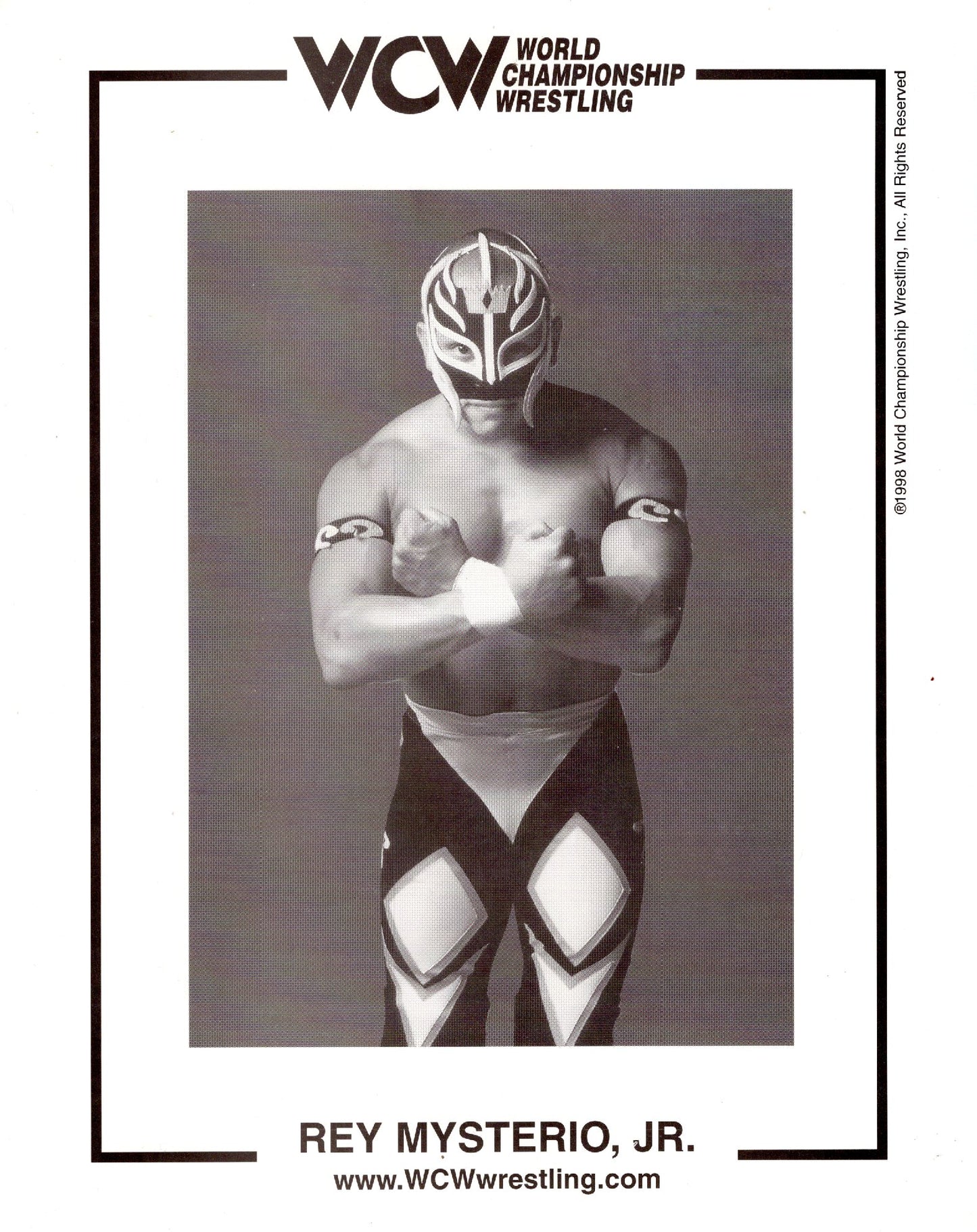 Rey Mysterio, Jr. 8x10 photo unsigned original promo WCW