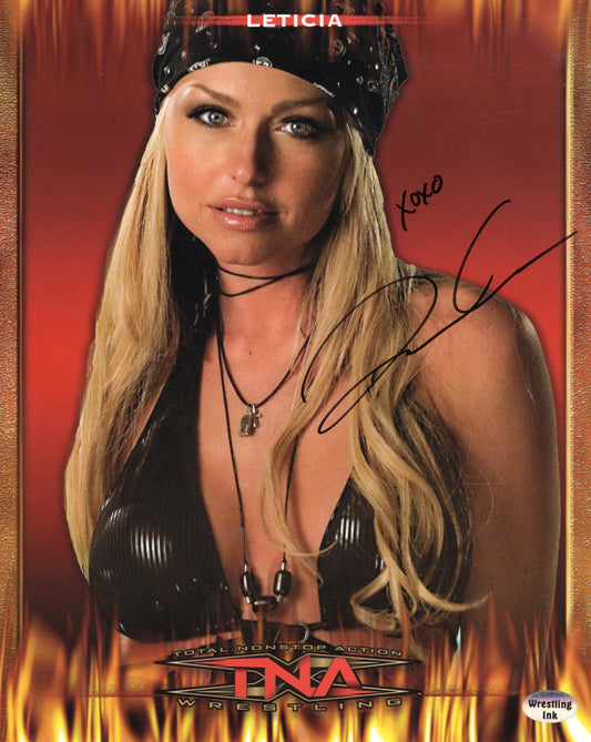 Leticia 8x10 photo signed auto autographed TNA orig promo