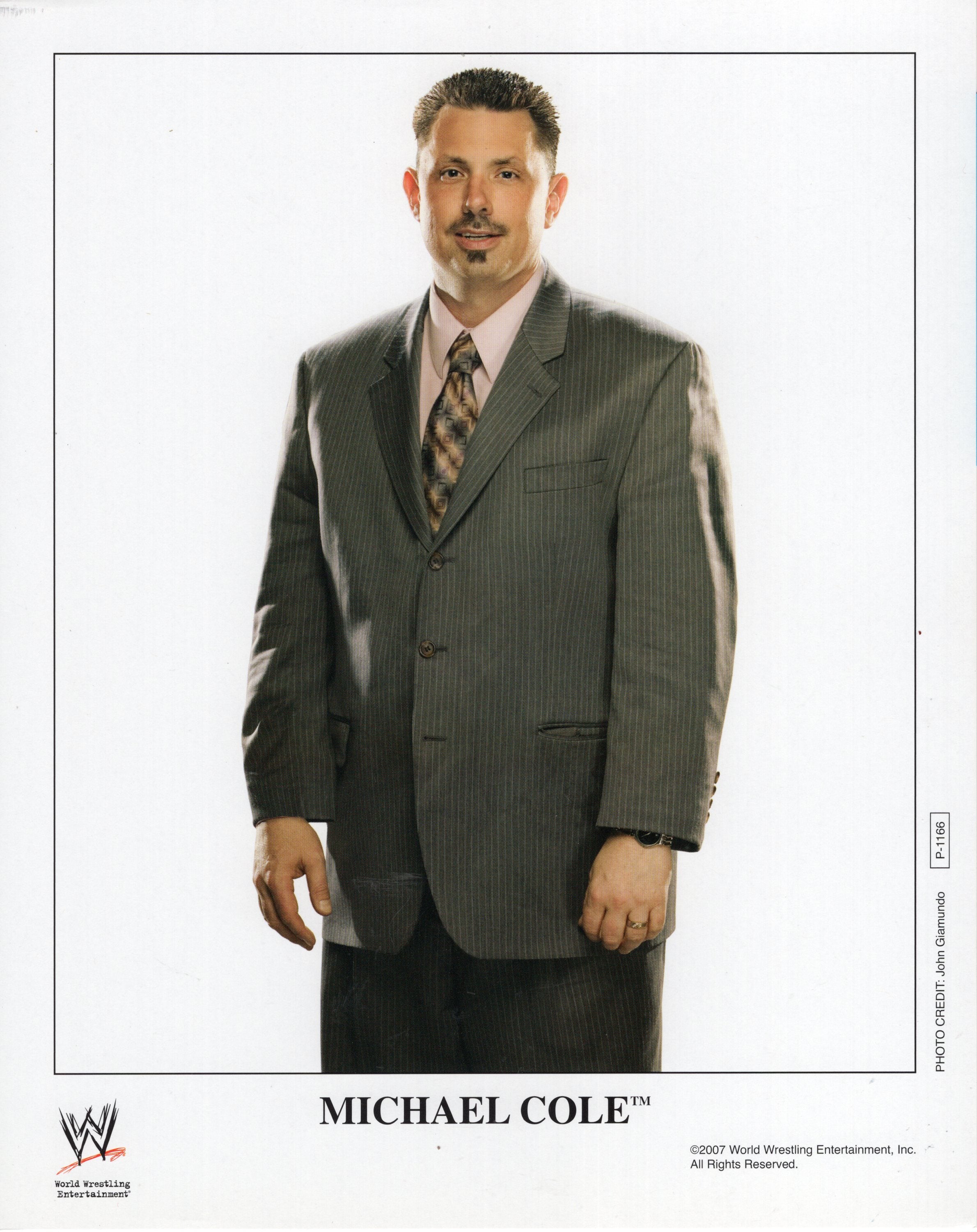 Michael Cole Model Michael Cole 8x10 photo unsigned original promo WWF WWE P-1166 ...
