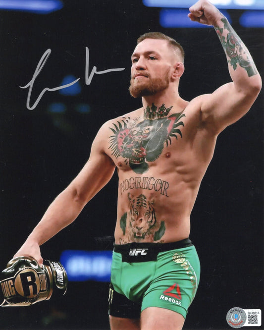 Connor McGregor (8x10 photo) BAS Beckett COA signed autographed UFC