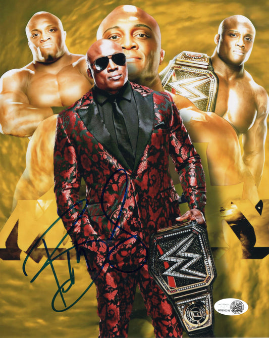 Bobby Lashley (8x10 metallic) JSA COA TNA AEW WWE photo signed autograph