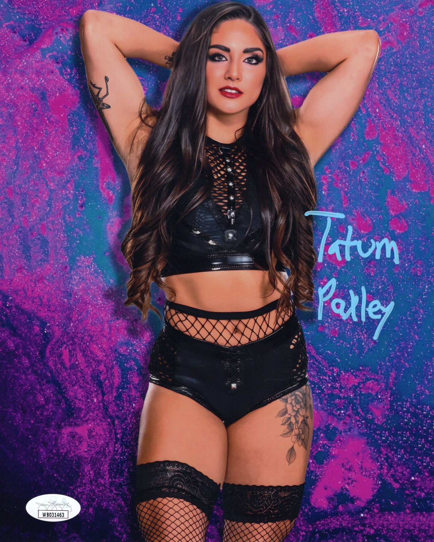 Tatum Paxley Funhouse (8x10 metallic) NXT WWE photo signed auto autographed