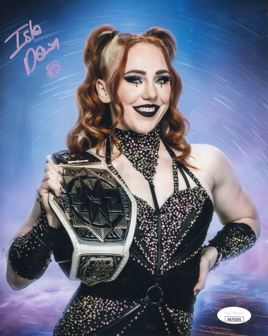 Isla Dawn (metallic 8x10) JSA certed photo signed auto autographed NXT WWE