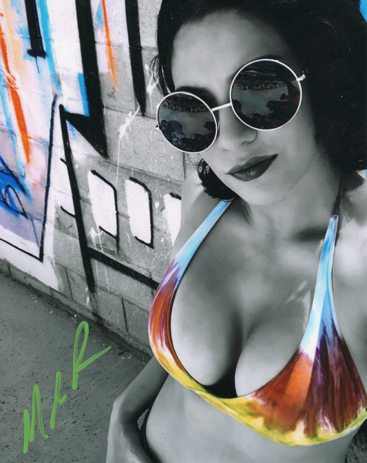 Melina (8x10 metallic) Autographed Signed Photo Funhouse SEXY photo signed auto