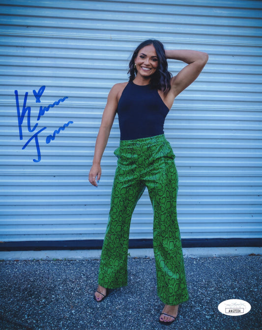 Kiana James (8x10) Funhouse photo signed auto autographed WWE JSA COA