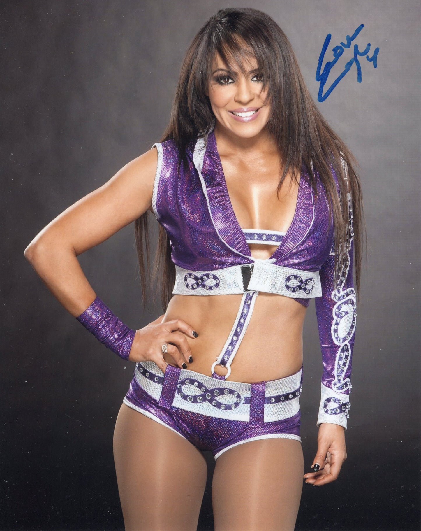 Layla El (8x10) WWE WWF photo signed auto autographed