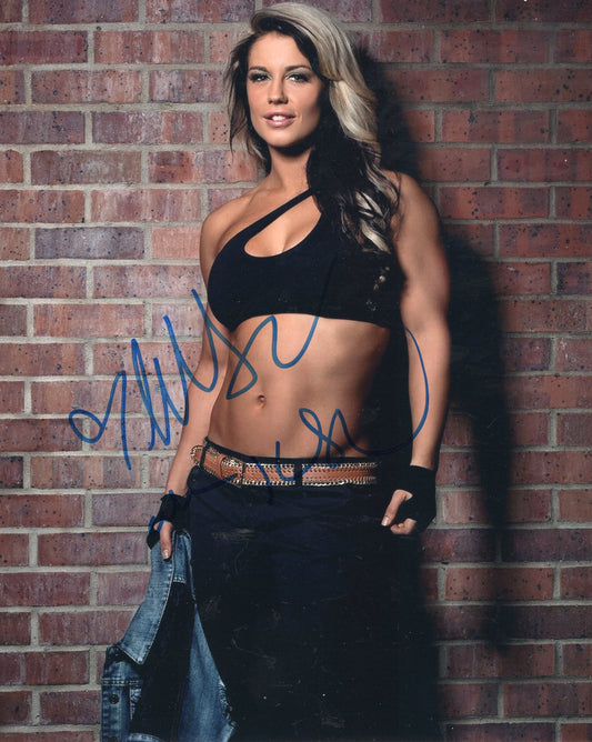 Celeste Bonin aka Kaitlyn (8x10) WWE  photo signed auto autographed