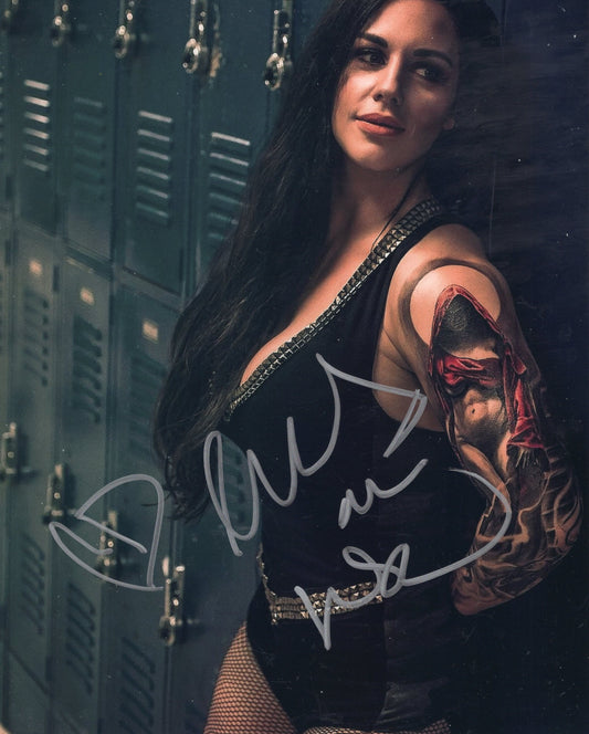 Celeste Bonin aka Kaitlyn (8x10) WWE  photo signed auto autographed