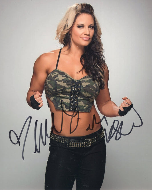 Celeste Bonin aka Kaitlyn (8x10) WWE  photo signed auto autographed