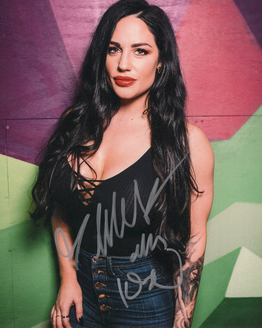 Celeste Bonin aka Kaitlyn (8x10) WWE  photo signed auto autographed