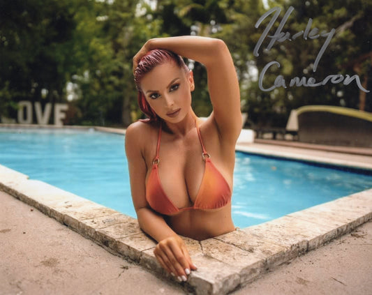 Harley Cameron (8x10) AEW photo signed auto autographed