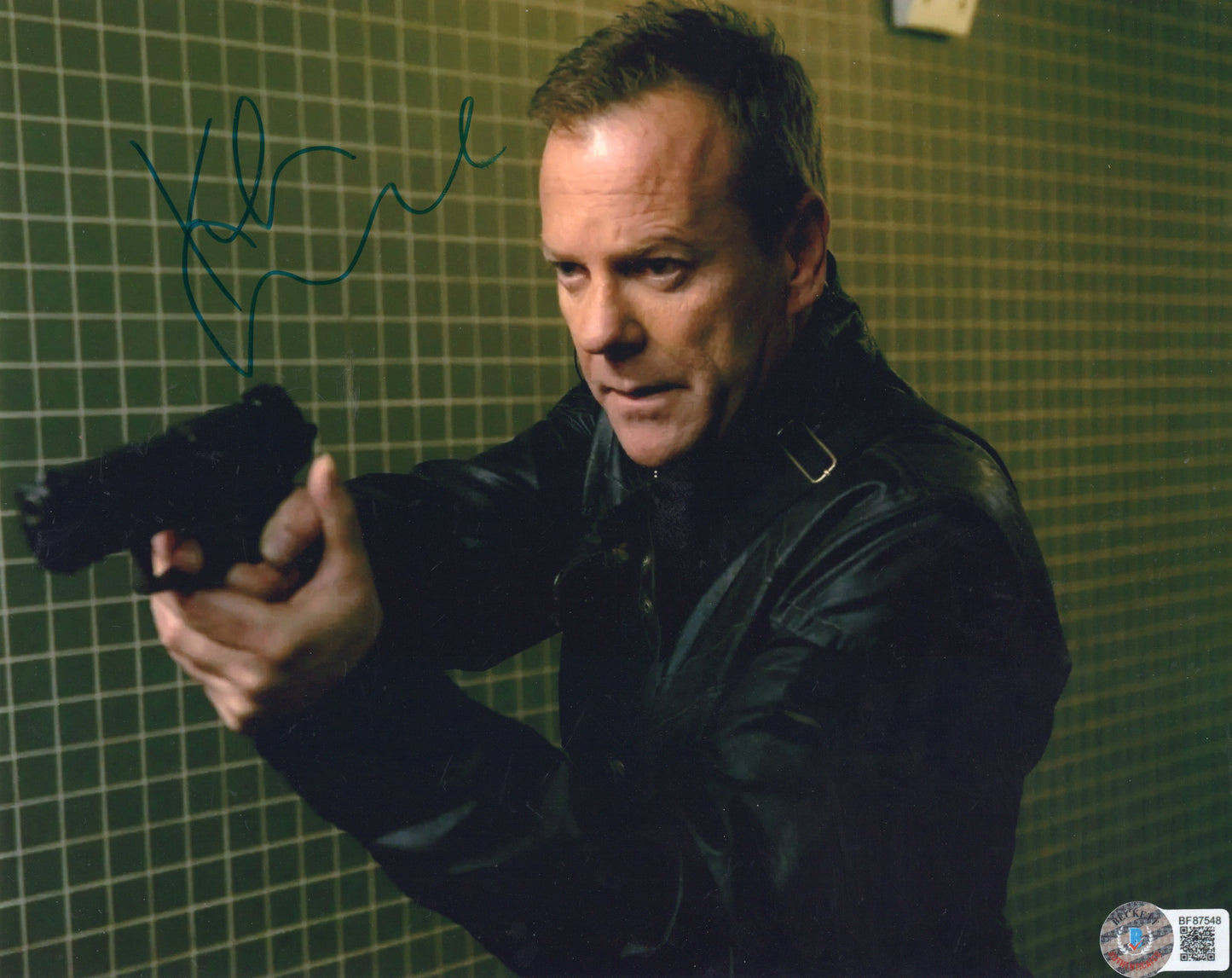 Kiefer Sutherland (8x10 photo) BAS Beckett COA signed autographed celebrity