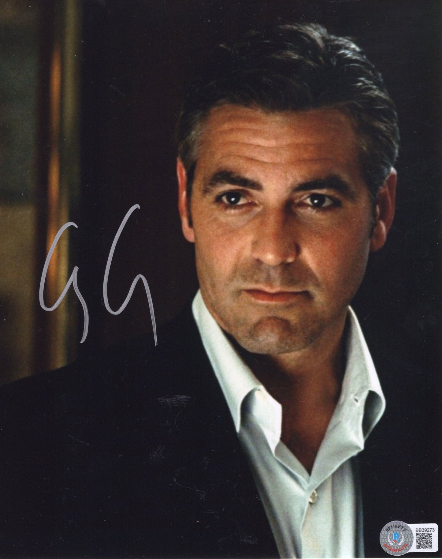 George Clooney (8x10 photo) BAS Beckett COA signed autographed celebrity