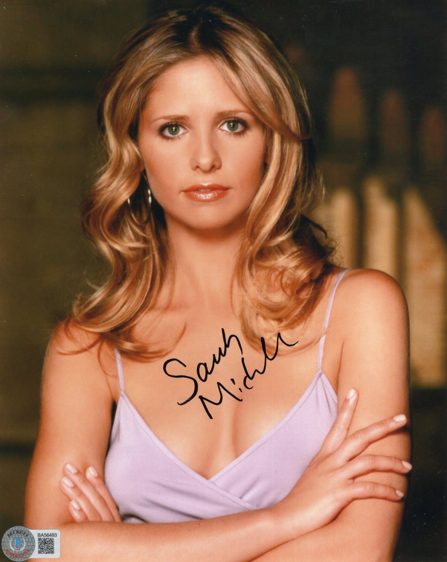 Sarah Michelle Gellar (8x10 photo) BAS Beckett COA signed autographed celebrity