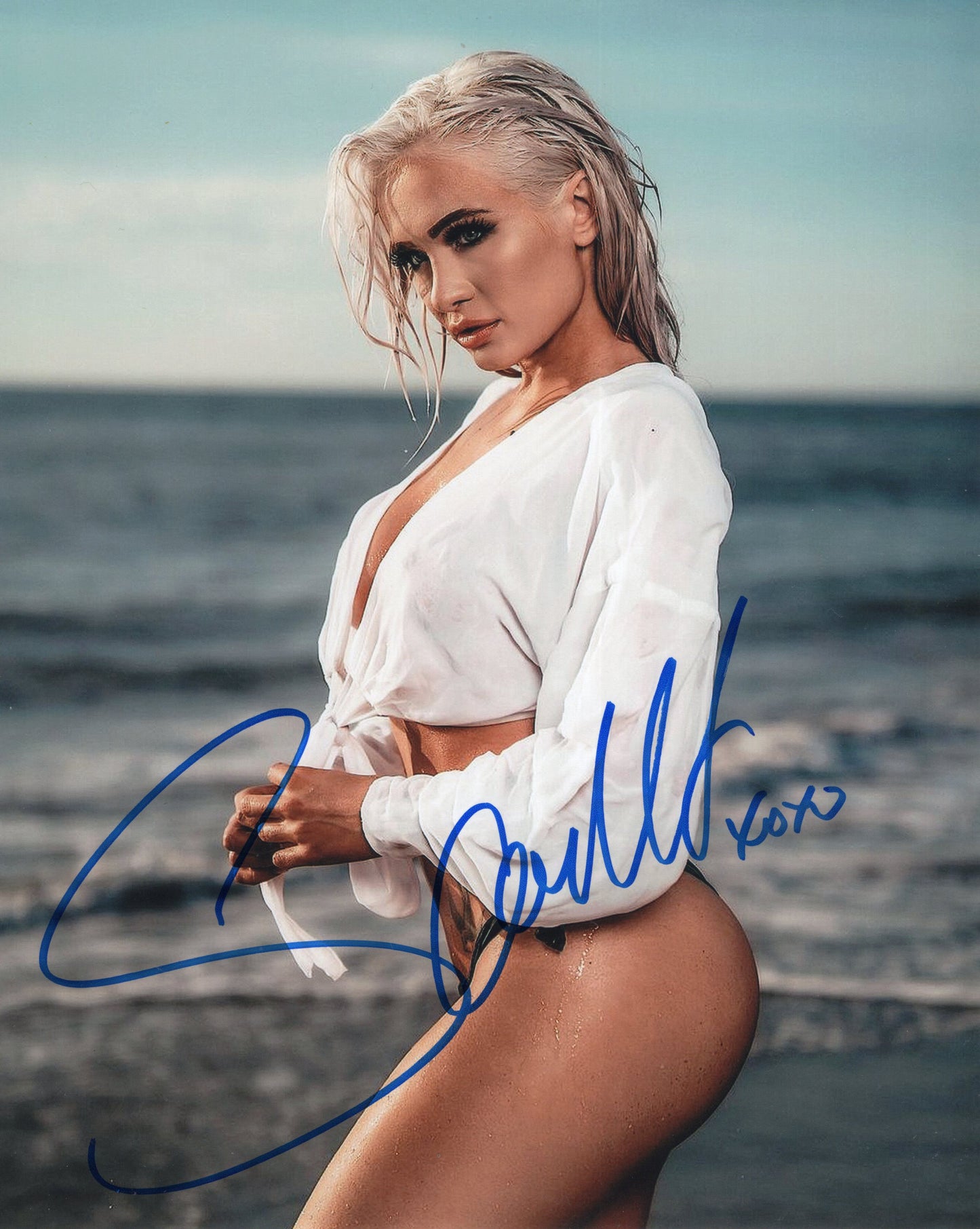 Scarlett (8x10) WWE TNA photo signed auto autographed