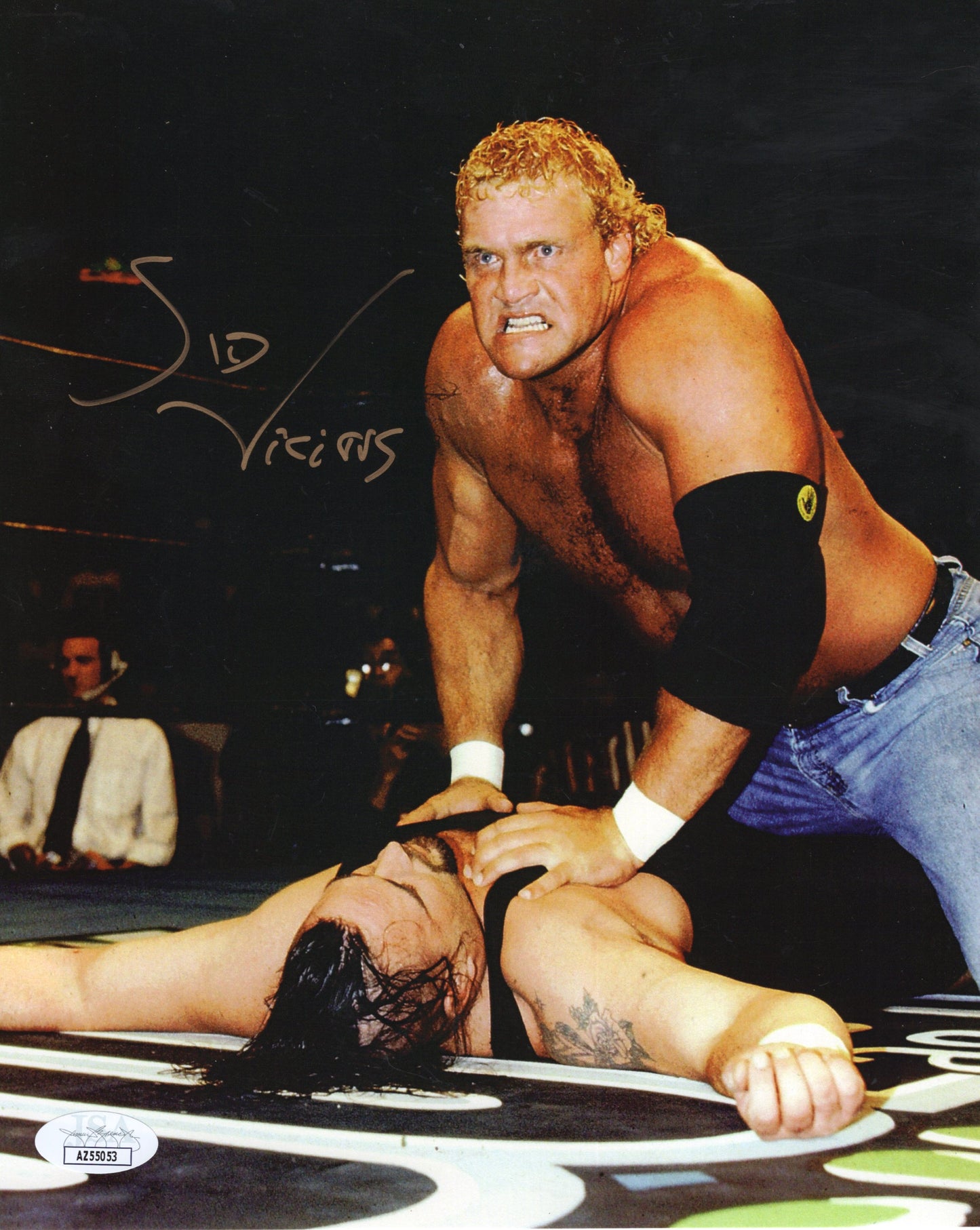 Sid Vicious Sid Justice Sycho Sid JSA COA WCW  WWF (8x10 photo) signed auto autographed