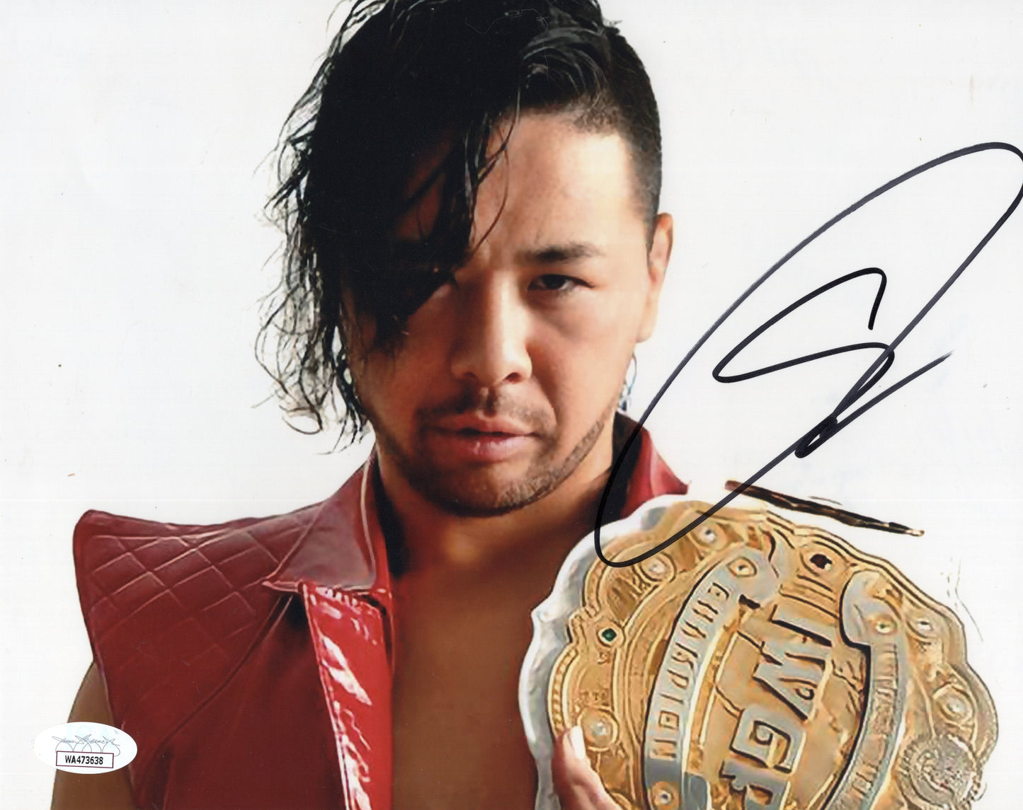 Shinsuke Nakamura (8x10) WWE JSA COA photo signed auto autographed NJPW