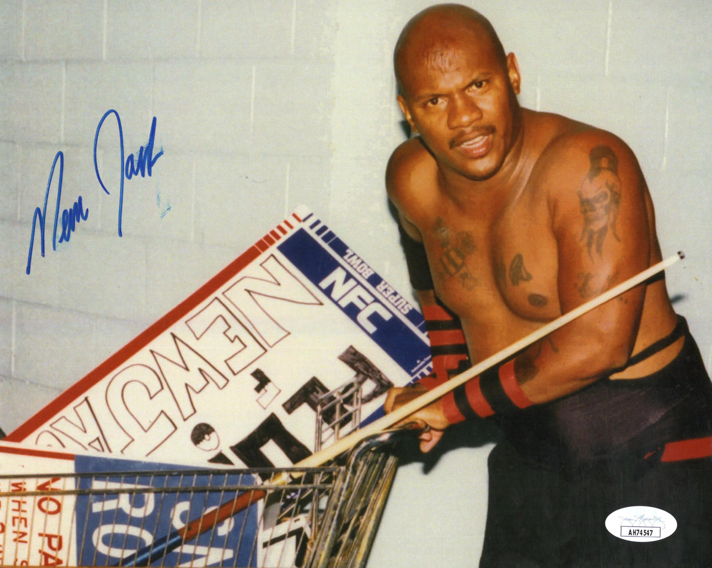 New Jack (8x10) JSA COA ECW photo signed auto autographed