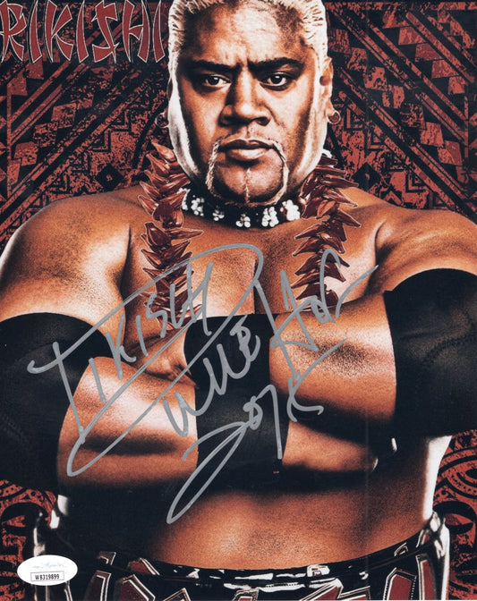 Rikishi Bloodline (8x10 metallic) JSA COA signed autographed 8x10 WWF