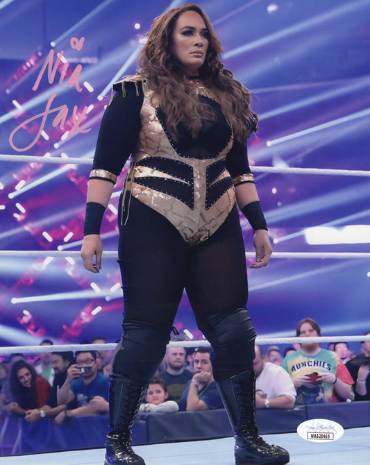 Nia Jax (8x10) JSA COA WWE photo signed auto autographed