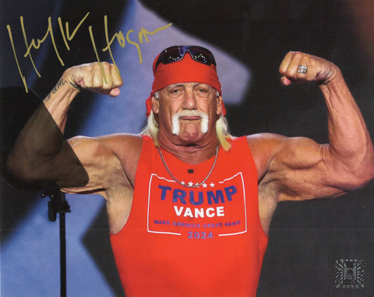 Hulk Hogan signed (8x10) photo COA  TNA WWE WWF auto autographed