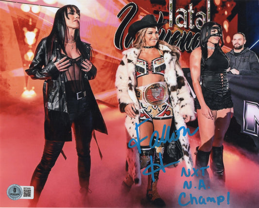 Fallon Henley (8x10) Beckett COA NXT WWE photo signed auto autographed inscribed