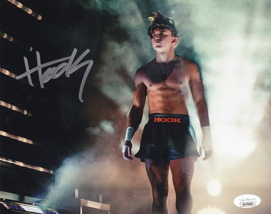Hook signed (8x10) photo AEW auto autographed JSA COA