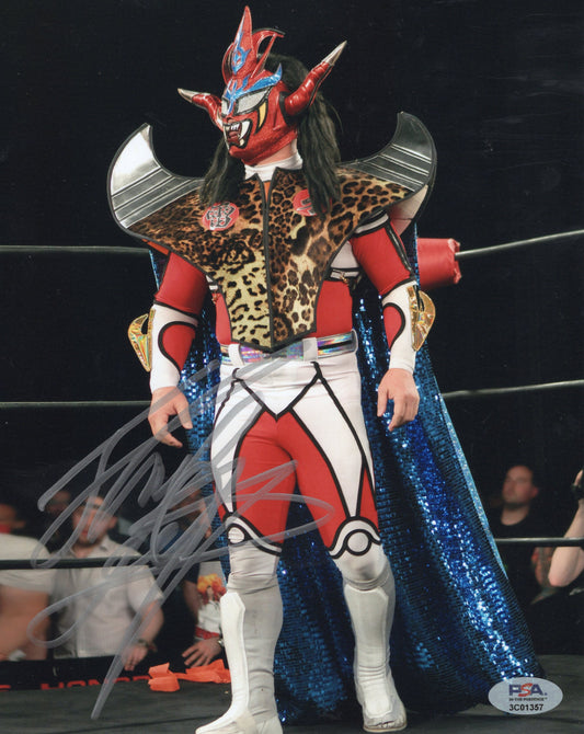 jushin thunder liger (8x10) WWF WWE WCW photo signed auto autographed