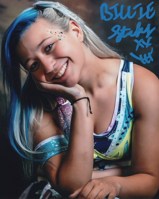 Billie Starkz signed (8x10) photo AEW auto autographed