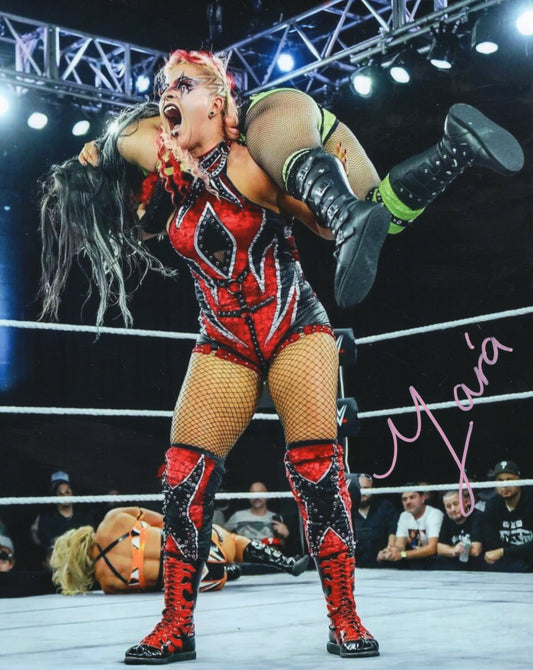 Zaria signed (8x10) photo WWE NXT auto autographed