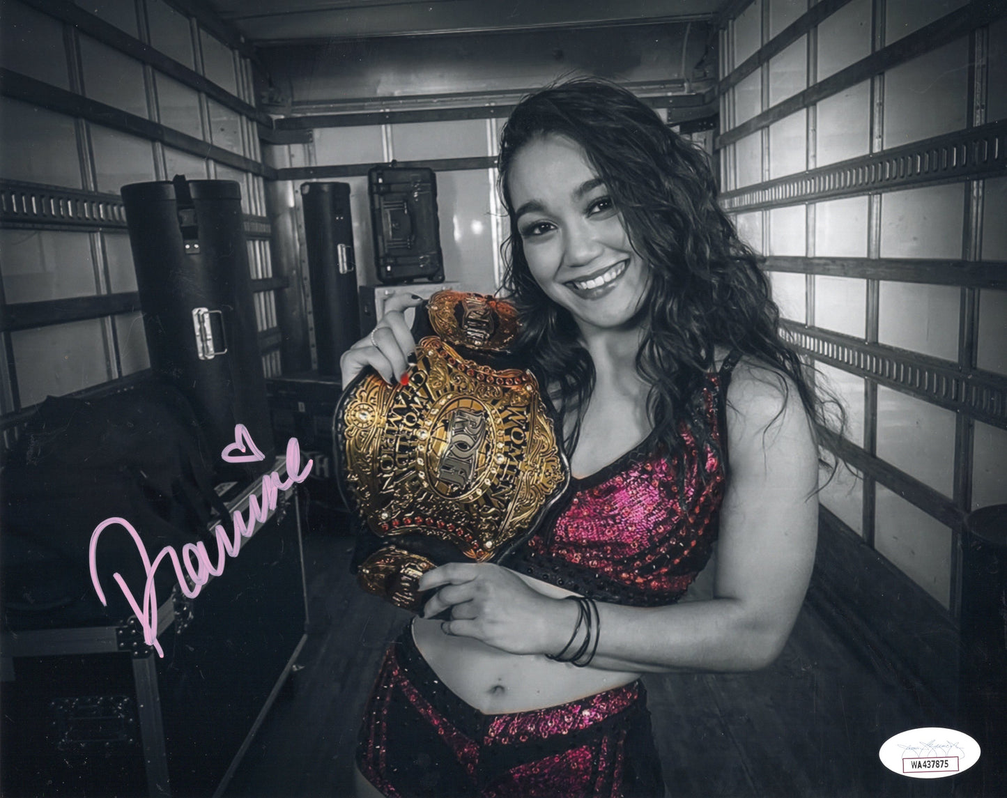 Roxanne (metallic 8x10) JSA COA WWE NXT photo signed auto autographed